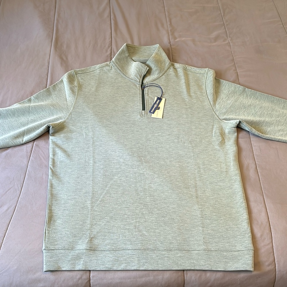 NWT large light green Onward Reserve Yeager Performance quarterzip pullover.